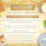 invitation VIP - SPA Abellie